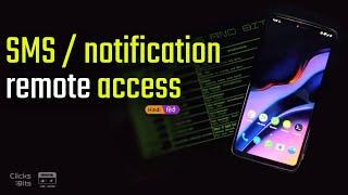 SMS / Notification remote access tool using termux