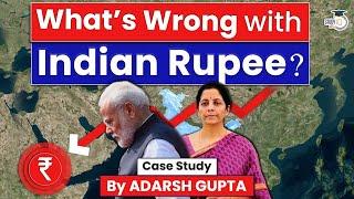 Why Indian Rupee is Going Down? Hegemony of Dollar | Indian Rupee Falling | UPSC IAS Mains GS3