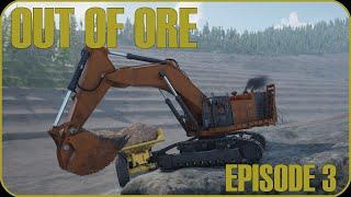 Running the Excavator For Cleanup - Out of Ore 03