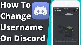 How To Change Username On Discord Mobile iPhone & Android (2021)