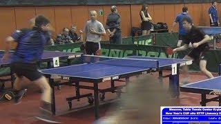 Mikhail MUKHAMEDZHANOV vs LehaFes Moscow, Krylatsky Hills, New Year's Tournament Table Tennis