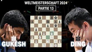 Die wilde Partie 13! Gukesh vs Ding- Schach-WM 2024