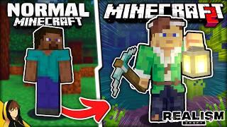 This SINGLE MOD turns MINECRAFT into MINECRAFT 2.0!?! [Realism Craft]