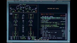 Airbus A350 SIMULATOR - Dual Engine Failure at Cruise Level (ENG sub)