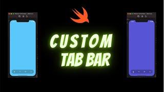 How to create Custom Responsive TabBar in iOS 14 | Swift 5.0