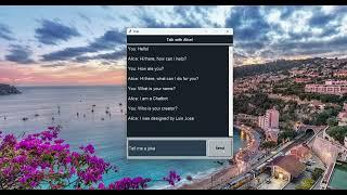 Chatbot with TensorFlow and Tkinter