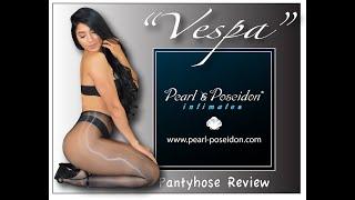 "Vespa" Oil Shine Pantyhose - Crotchless REVIEW