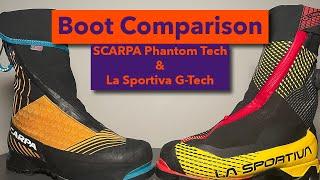 SCARPA Phantom Tech & La Sportiva G-Tech Comparison