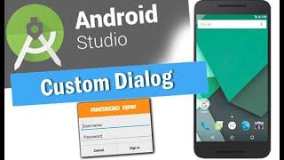 how to create custom dialog box android studio