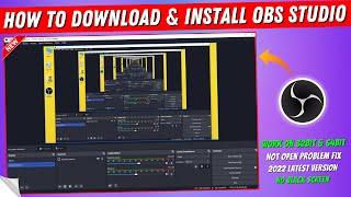 How To Download & install OBS Studio On Windows 11/10/8/7 (32 Bit/64 Bit) | OBS Studio For PC/Laptop