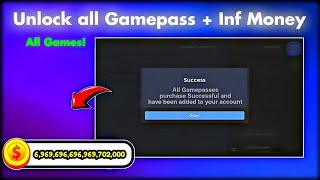 [ FE ] Unlock All Passed + Inf Money GUI Script -  Works in All Game fr  | Roblox Script *2024*