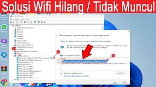 Cara Mengatasi Wifi Tidak Terdeteksi, Hilang, atau Tidak Muncul di Laptop