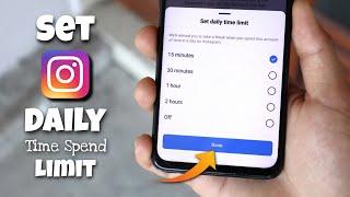 How to Set Daily Time Limit on Instagram