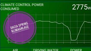 Dacia Spring OBD2 Daten auslesen / Klimaanlage Heizung Verbrauch 