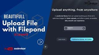 Upload File Dengan Filepond in Laravel 9