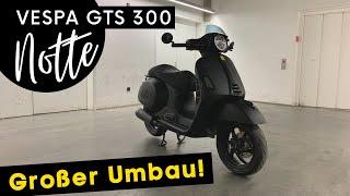 Vespa GTS 300 Notte Tuning mit Polini Auspuff Soundcheck | by Wimmer und Merkel