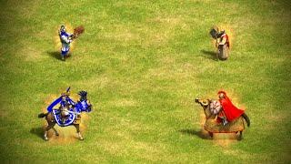 Chinese Heroes vs Byzantines Heroes | AoE II: Definitive Edition