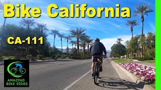 20 Minute Virtual Bike Ride | Palm Desert California | CA-111 | Indoor  Workout