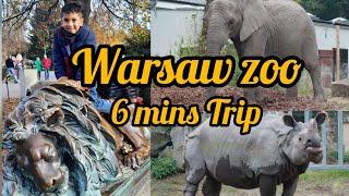 Warsaw Zoo Poland - 6 mins fast trip #warszawa #indiansinpoland #animals #zoo #wildanimals #poland