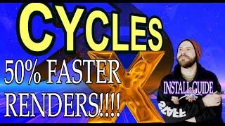 How to install CYCLES X | Blender 3.0 | FREE | ...and YOU will get...