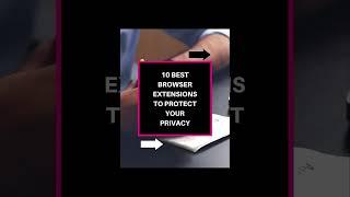 Top 10 Browser Extension protect your privacy #shorts  #browser #privacyprotection  #skillofschool