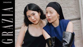 Haute Hangouts: Proud Oranicha K. Meets Savina Chow At Milan Fashion Week