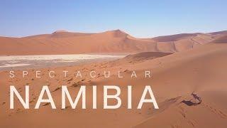 SPECTACULAR NAMIBIA - short drone wildlife film (4K)