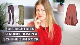 Die RICHTIGEN Strumpfhosen & Schuhe zum Rock/Kleid