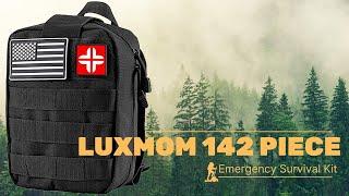 Luxmom 142 Piece Emergency Survival Kit.  Cheap Amazon Survival Kit Review & Give Away. Rejected Vid