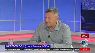 Ora Exactă, la Antena 3 Deva, invitat, Florin Cazacu, primar municipiul Brad, 21.08.2024