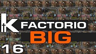 Factorio BIG - Ep 16 | Science Module Layout | Factorio Megabase in 0.18