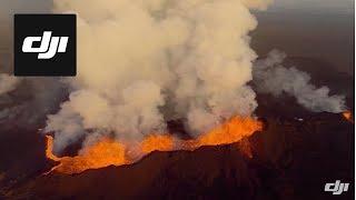 DJI Feats: Eruption at Bardarbunga Volcano (montage)