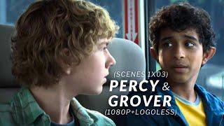 Percy & Grover Scenes (1x03) (percy jackson and the olympians disney)