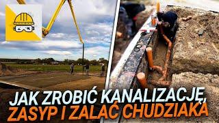 Jak zrobić instalację kanalizacyjną - poradnik . JAK ZROBIĆ KANALIZACJE, ZASYP I ZALAĆ CHUDZIAKA