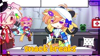 snack breaks || fnaf/tnar gacha club ||