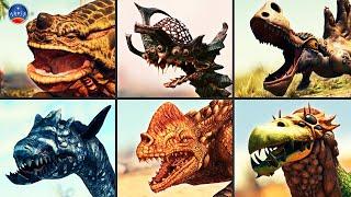 All 'Reptilian + Amphibian' Alien Creatures in Starfield [Fauna Showcase]