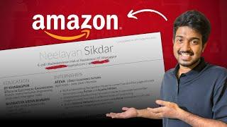 This RESUME got me into AMAZON | GeekyBaller