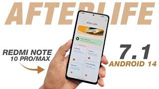 AfterLife Project 7.1 Official For Redmi Note 10 Pro/Max | Android 14 | Full Detailed Review