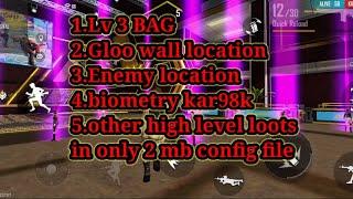 Loot Location config file free fire|After 8mb update|100% working