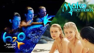 H2O Just Add Water vs. Mako Mermaids ‍️ - FULL SEASON 1 COMPARISON