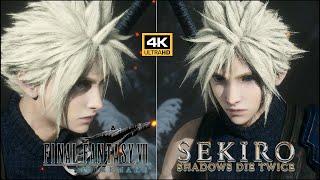 SEKIRO Cloud Strife mod from Final Fantasy VII Remake 4K