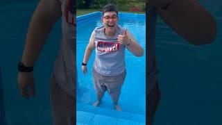 When you think you’re cool but you’re just a nerd #shortvideo #summer #pool #nerd #weird #cooler