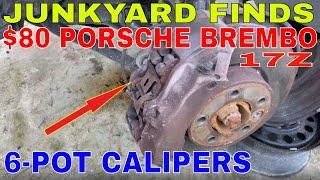 Junkyard Brembo 6-Piston 17z Calipers for Lexus IS300 | 6-Pot Porsche Audi VW Brembo Brakes