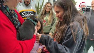 Humane Society of Silicon Valley makes special delivery to families week after devastating fire