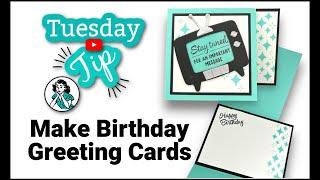 Birthday Greeting Cards You Can Make Easily