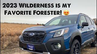 2023 Subaru Forester Wilderness Review and 0-60 with GPS! Geyser Blue.