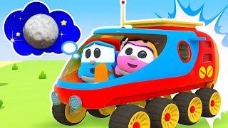 Leo flies to the MOON! Learn about space with Leo the Truck. Full episodes of Baby cartoons for kids