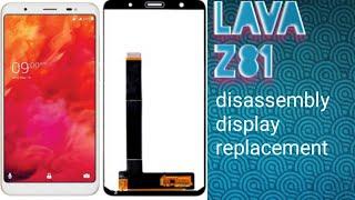 Lava Z81 display replacement/ how to Lava Z81 disassembly display replacement