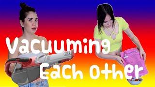 Vacuuming  Each Other || fun with friend video