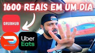 ENSINO COMO FAZER $340 DÓLARES EM UM DIA DE DELIVERY NOS EUA !